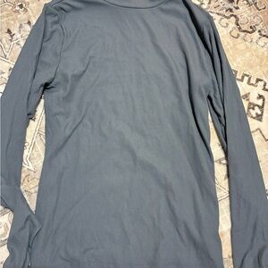 No Boundaries Gray Long Sleeve Tee